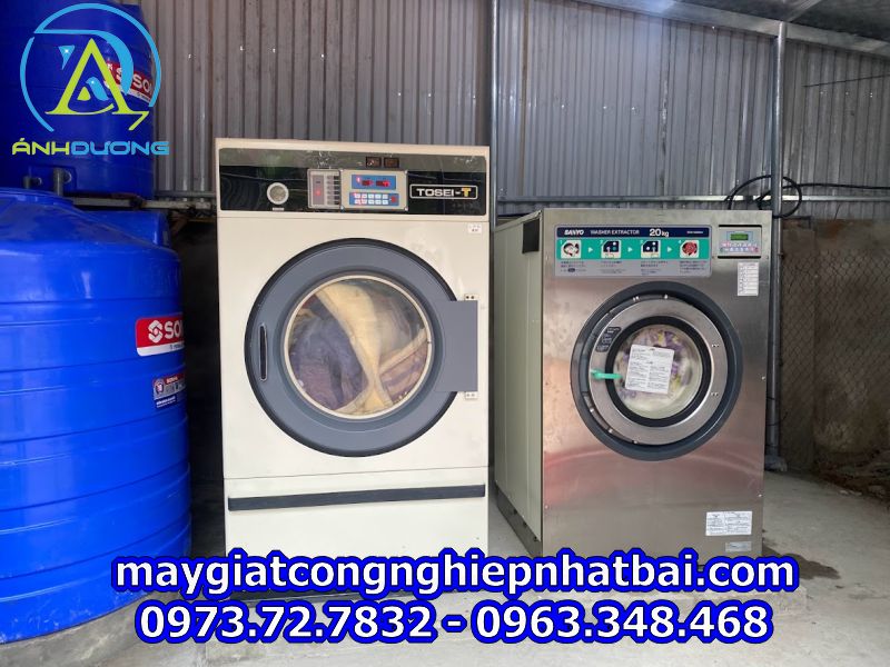Lắp đặt máy giặt công nghiệp tại Quế Võ
